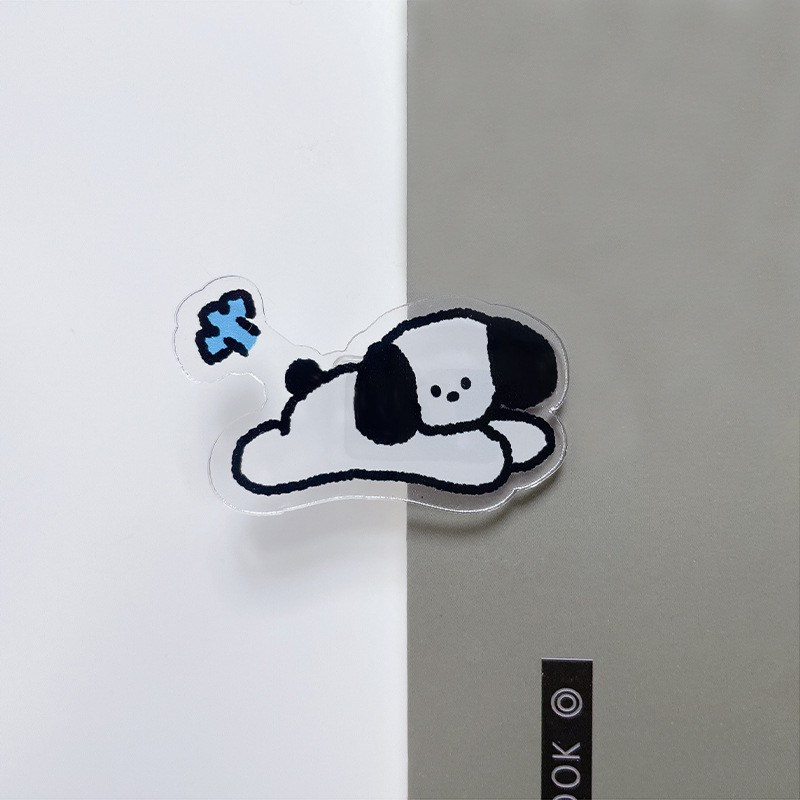 Sealing Clip Fridge Magnet Magnetic Sealing Clip Baby Food Clip Cartoon Snack Kitchen Household Acrylic Clip