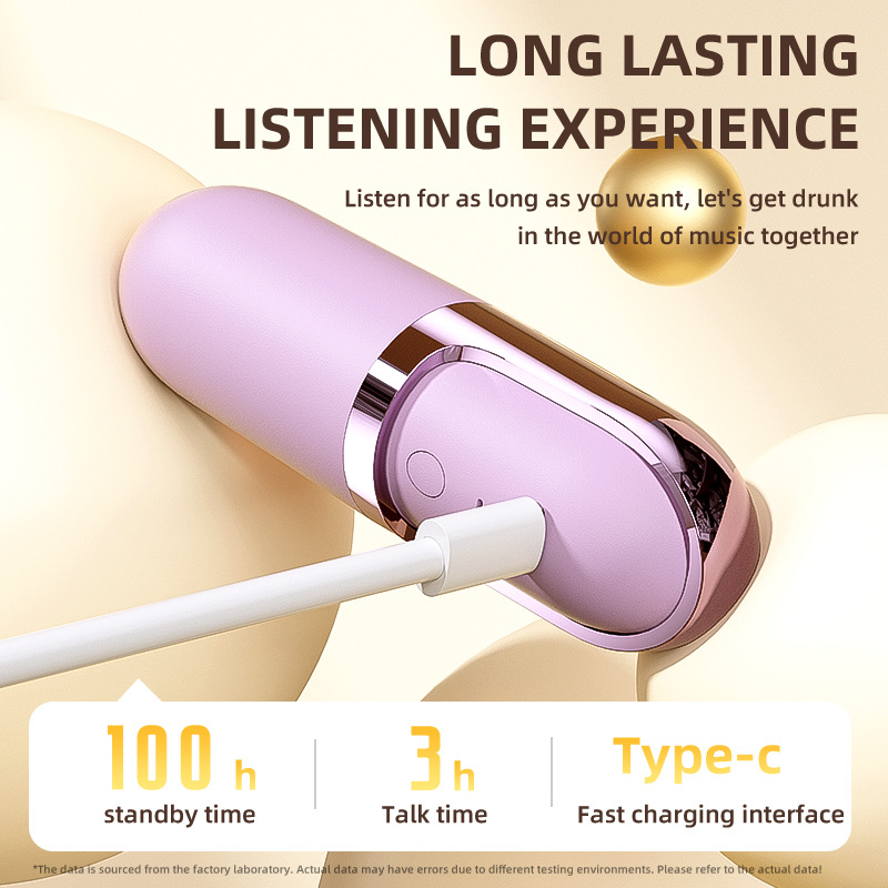 2025 New S13 Wireless Invisible Bluetooth Sleep Headset Side Sleeping No Ear Pressure Vibration Massage Reliever