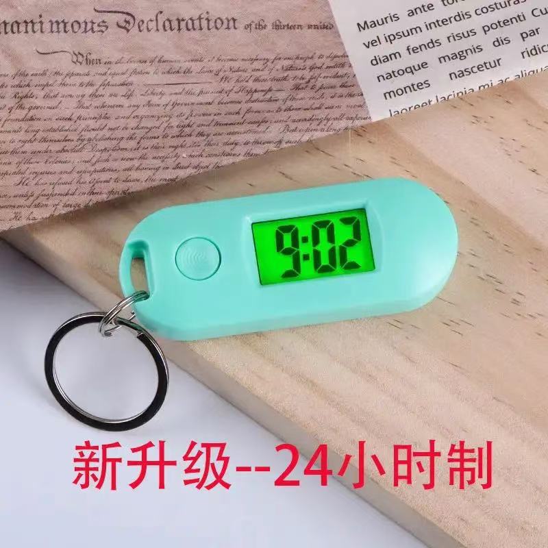 New Student Silent Exam Electronic Watch Men's and Women's Gift Small Hanging Watch Luminous Portable Official Hanging Watch