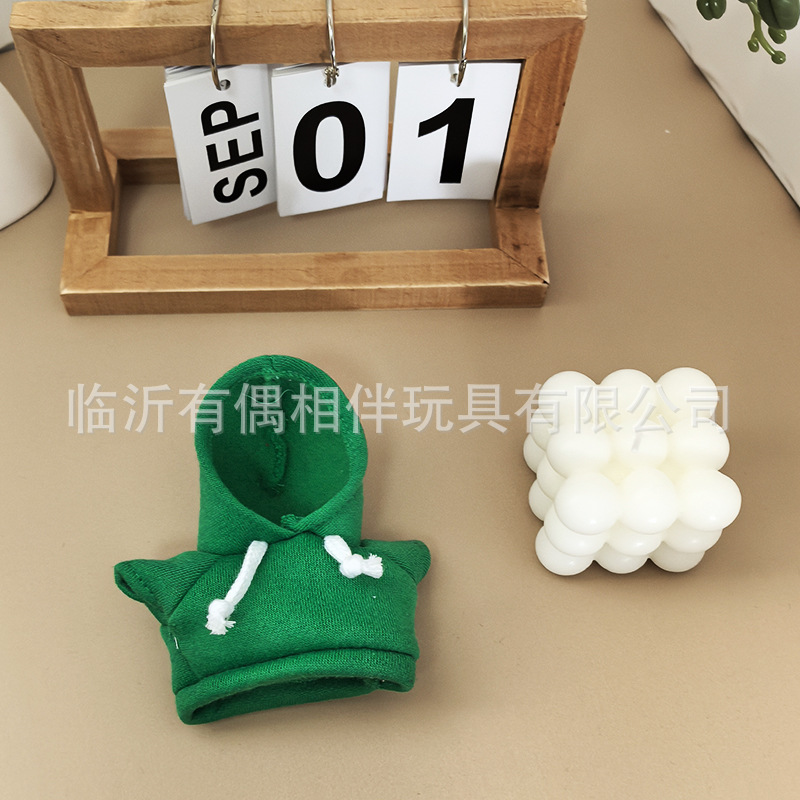Cute hoodie bear pendant plush toy small doll teddy bear bag charm keychain cloth doll toy