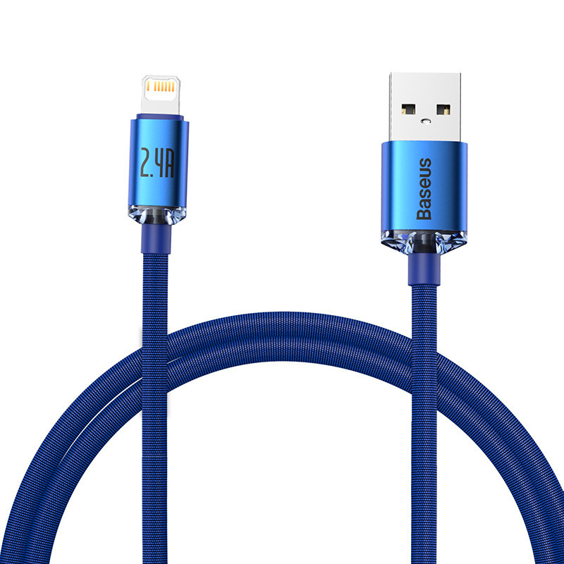 蓝色USB-IP 2.4A · 2米