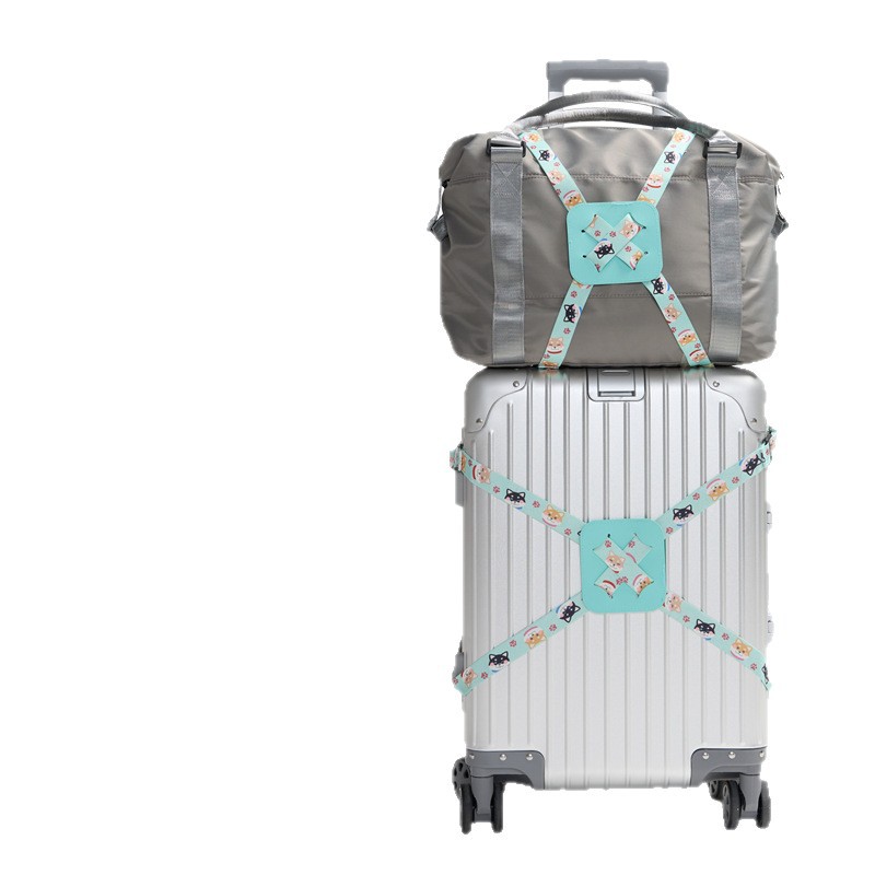 Luggage Suitcase Elastic Tie Down Strap Backpack Fixing Packing Belt Travel Shipping Box Reinforcement Strap