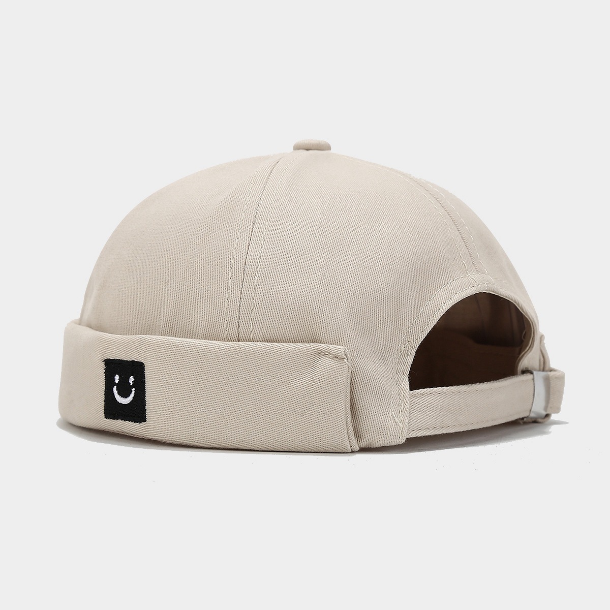 New Mountain Peak Embroidery Landlord Cap for Men, Round Top Hip-Hop Street Dance Cap, Women's Street Skull Cap