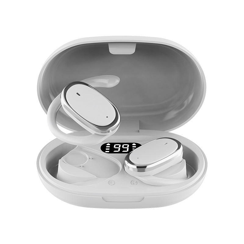 Clip-on Y29 Bluetooth Earbuds High Sound Quality Sports Wireless Earbuds Noise Cancellation Ultra Long Battery Life Digital Display y