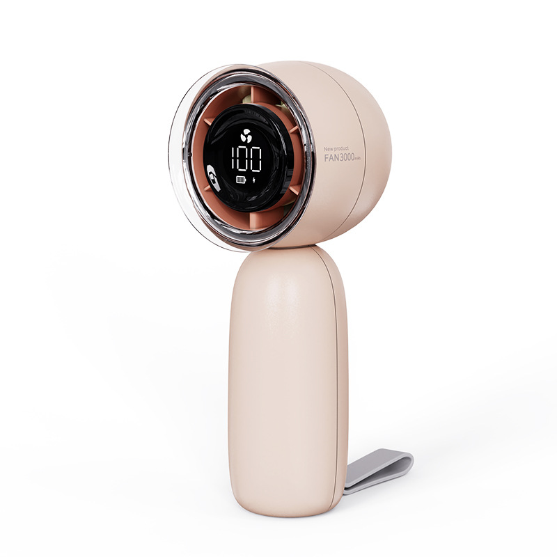 High-speed Handheld Fan Neck Hanging Two-in-one USB Charging Outdoor Portable Small Fan Long Battery Life High Wind for Women
