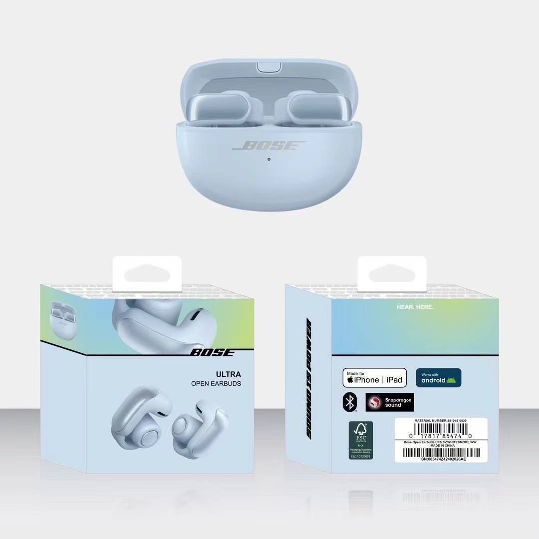 New Ultra Open Ear Wireless Bluetooth Headphones V12 Ear Clip Spatial Audio Not In-Ear