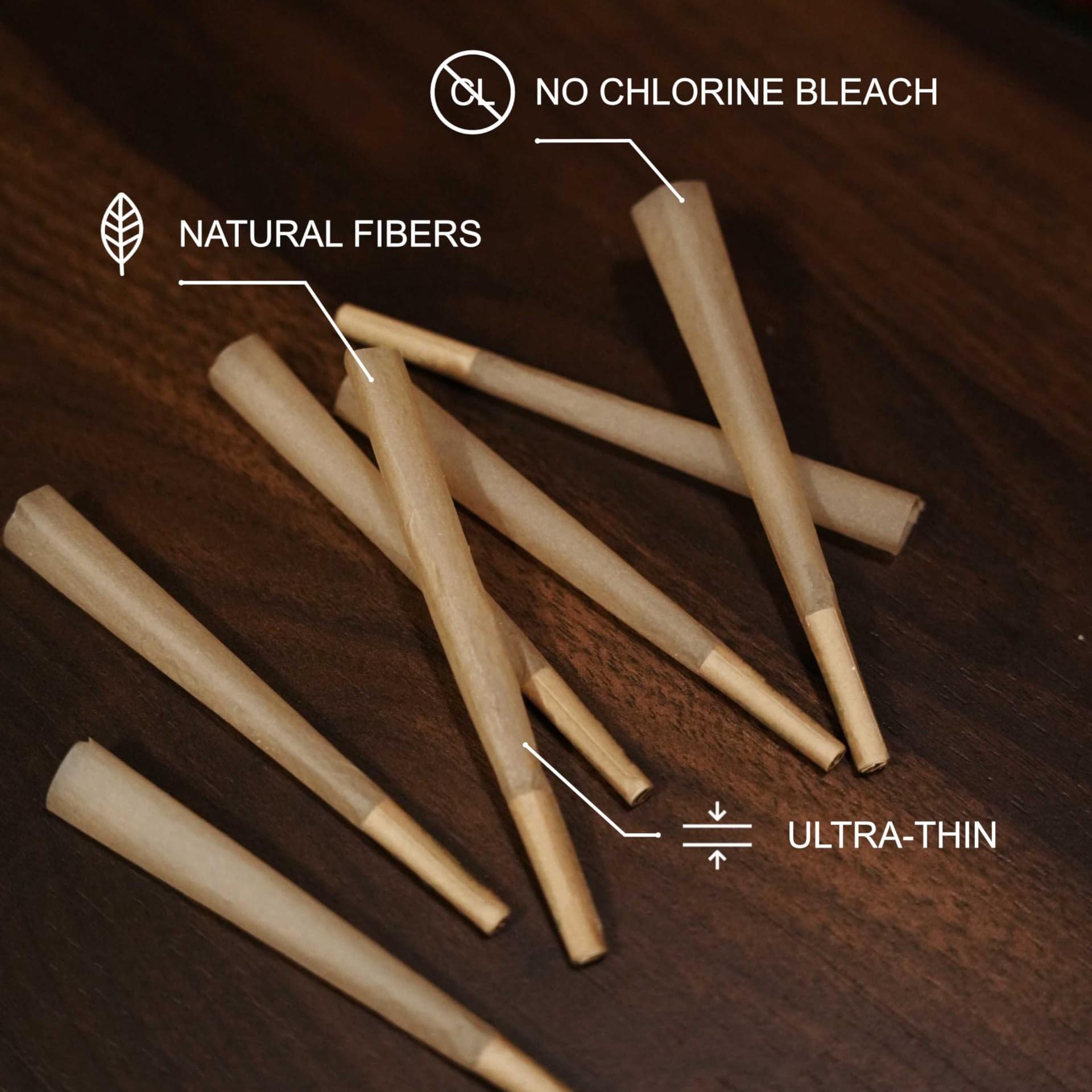 TEMU Pre Rolled Cones 100pcs/Tin Kingsize Cone Pre Rolled Paper