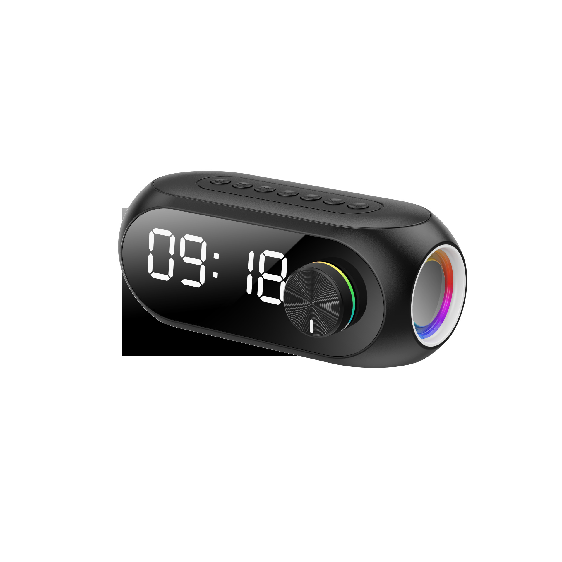 Private mold S8 Bluetooth speaker RGB subwoofer portable mini clock home alarm clock desktop Bluetooth small speaker