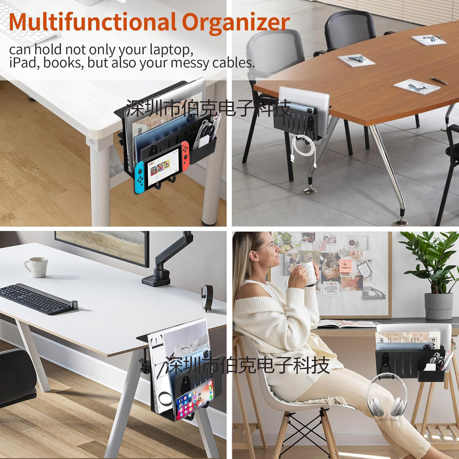 Aluminum alloy laptop stand, desktop heat dissipation, new portable computer heightening invisible stand