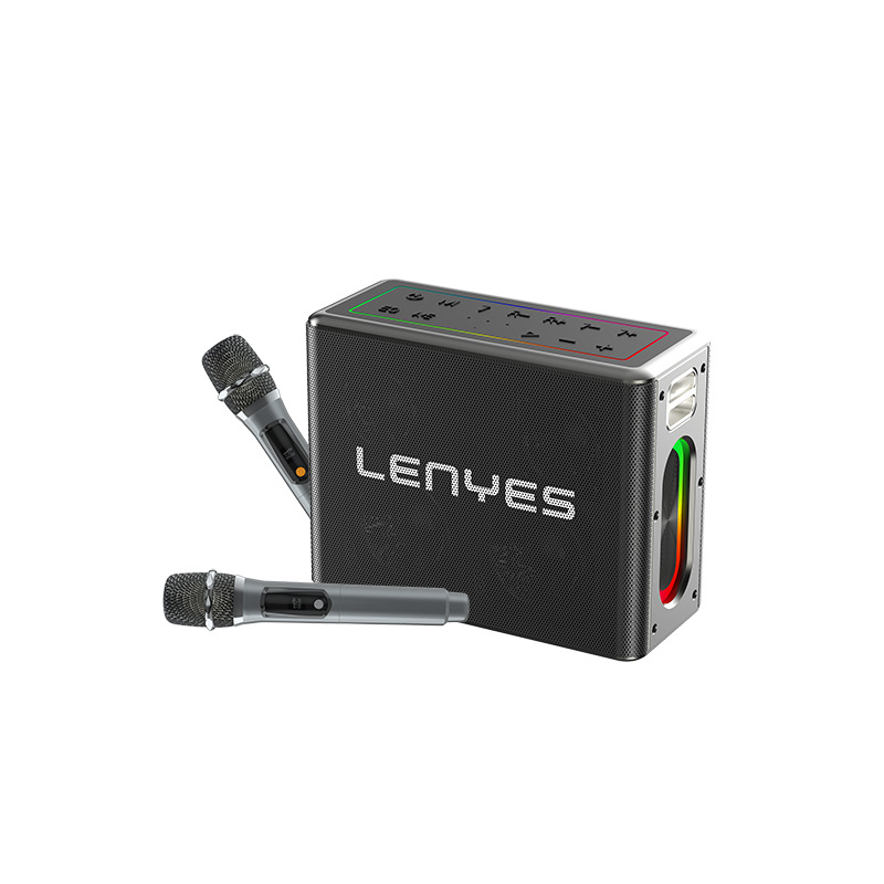 Cold Lion Sound Card K Song Bluetooth Speaker Audio All-in-One Supports Hands-Free Call Pairing Portable Speaker