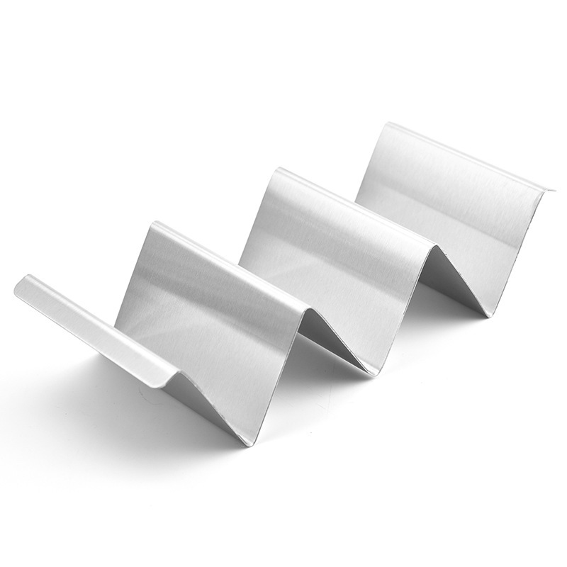 Mexican W-shaped stainless steel thin pancake rack, taco holder, chicken spring roll holder, taco holder