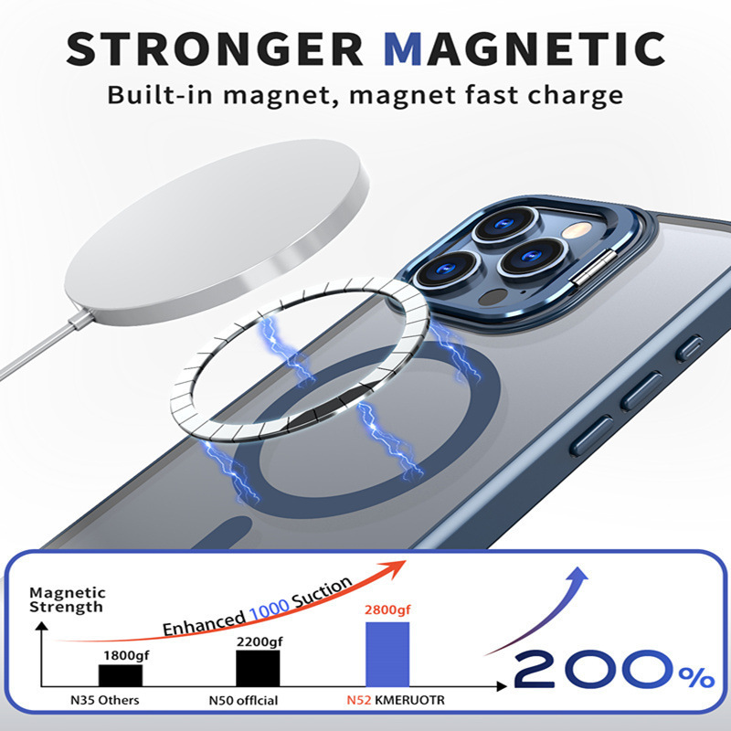 For iPhone17promax Ultra Crystal Armor 17pro Phone Stand Apple 17/16/15/14 Protective Case