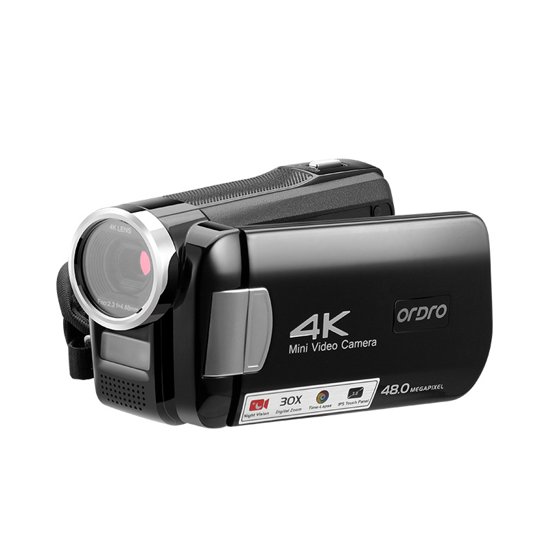ORDRO HDR-AC2 Portable Mini Camcorder HD 4K Shooting DV Digital Home Travel Recording