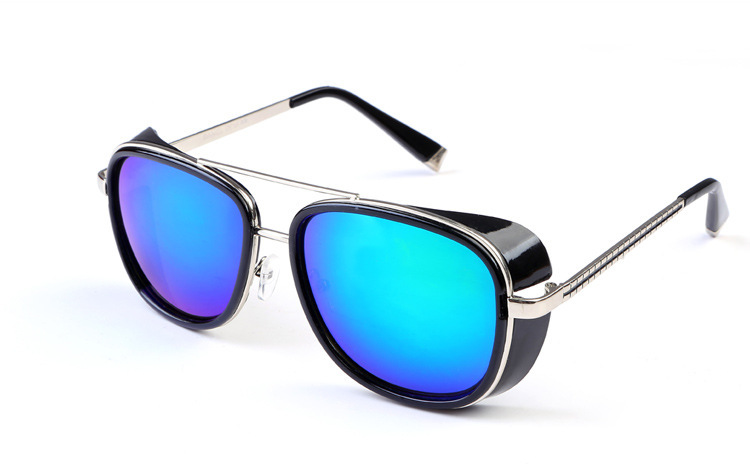 Iron Man 3 IRON TONY Double Beam Sunglasses for Men and Women, Sun Glasses