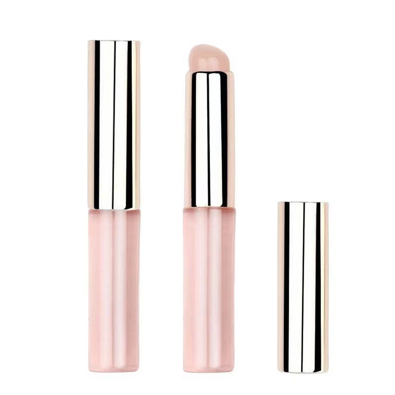 Lipstick lip brush silicone head portable with cap blending round head concealer Cangzhou makeup brush new makeup tool