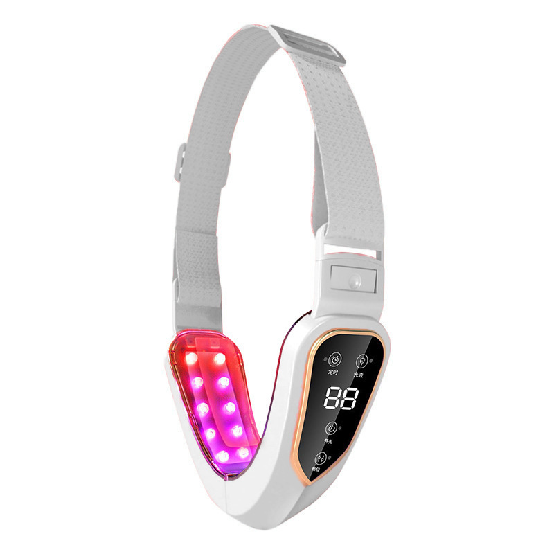 Smart Vibration Massage V Face Device Nasolabial Folds EMS Microcurrent Massage Chin Facial Beauty