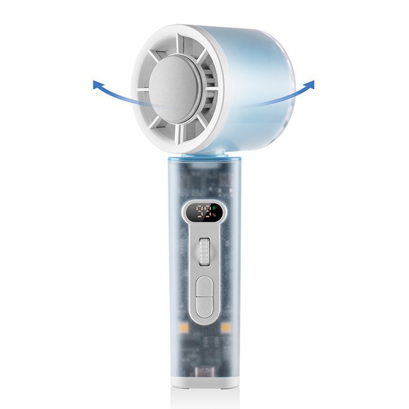 26 New Star Handheld Stepless Wind Speed Cooling Small Fan USB Charging Portable Swivel Fan K75