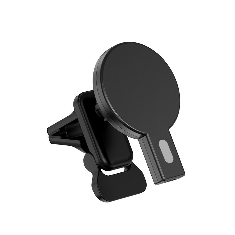 New car magnetic wireless charger, compact and portable, suitable for Apple 14 15W fast charge wireless charger car