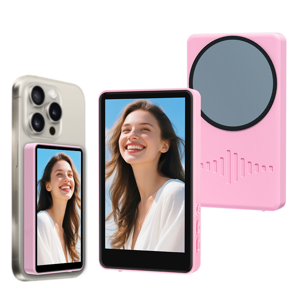 Phone Rear Selfie Display Wireless Magnetic Suction Live Streaming Phone Screen Mirroring Remote Photography