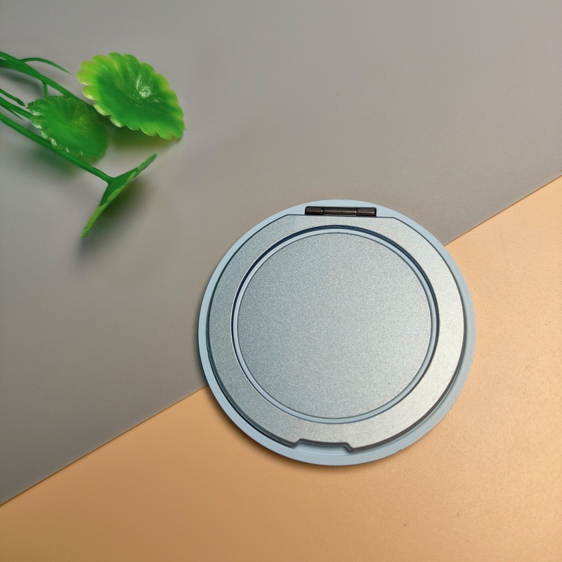 Thin Ring Stand 360 Degree Round Turntable Rotating Hinge Lazy Stand LOGO Pattern Adhesive Phone Stand