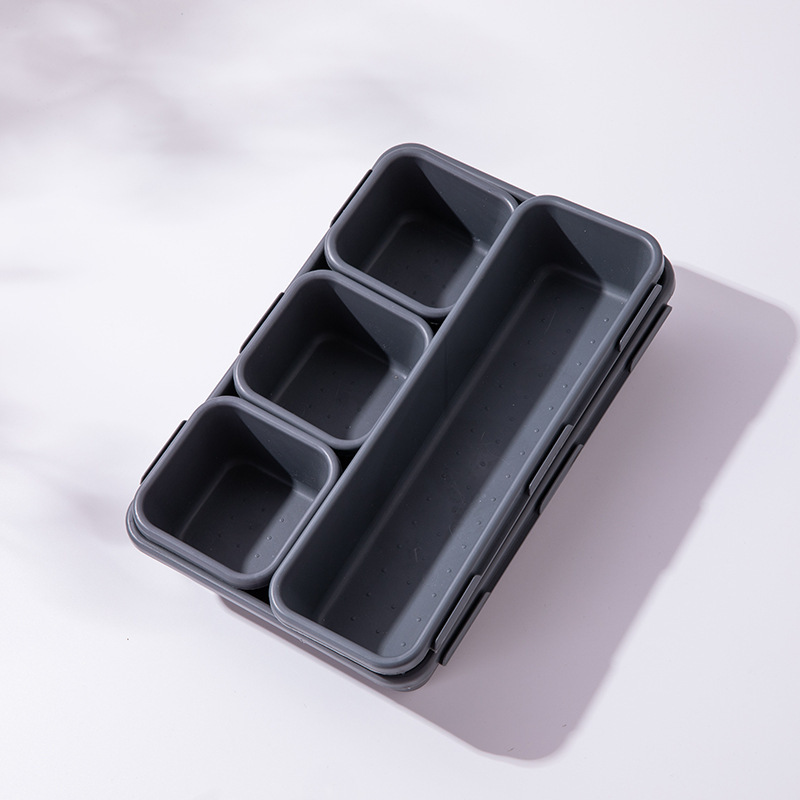 Household plastic drawer type nail art storage box free combination divider tray cosmetic storage box office