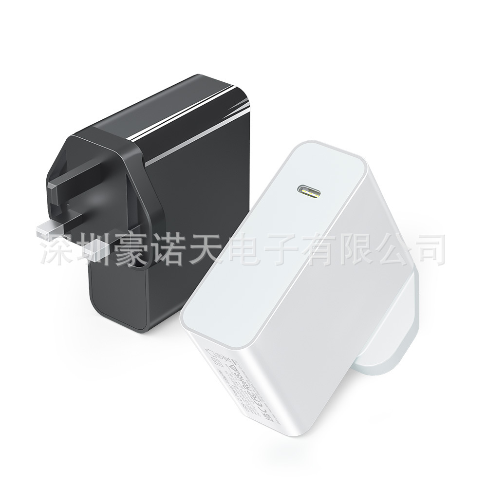 GaN PD100W Single C Port High Power Charging Head US EU Fast Charger PPS Multi-Protocol