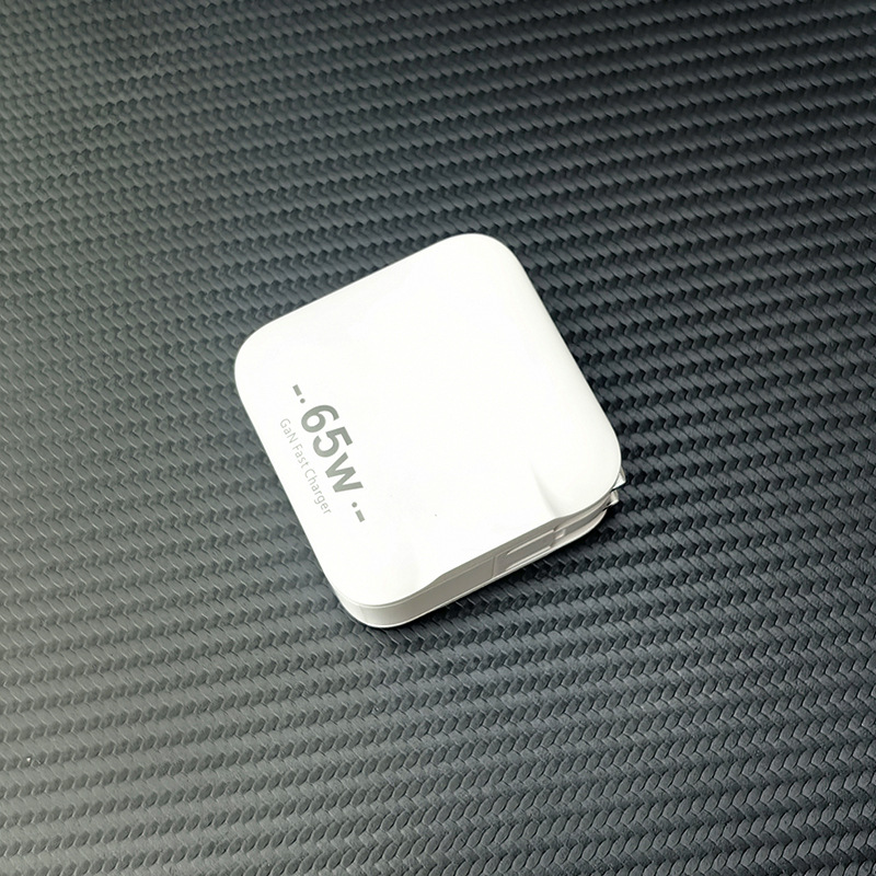 Multi-USB Port Square Type-C 65W GaN Charger for Huawei Apple Samsung Phones