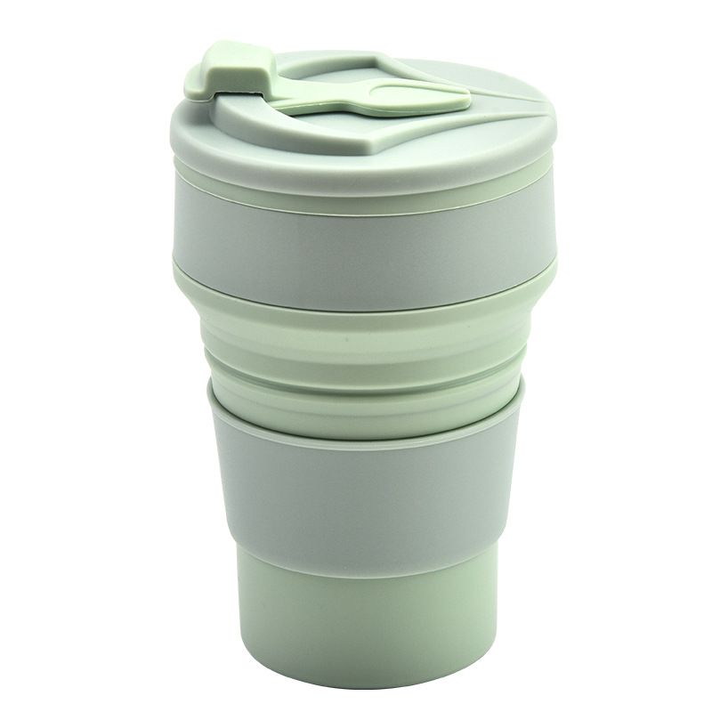 Silicone Water Cup Outdoor Portable Cup Folding Travel Telescopic Cup Foldable