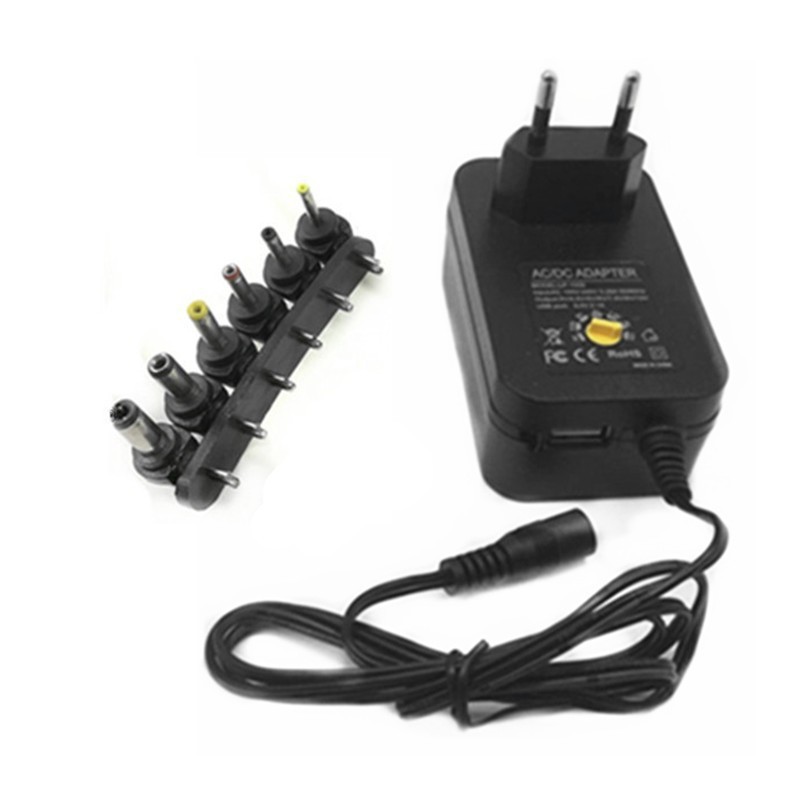 Power adapter 30W multi-function US standard charger 5V9V12V adjustable adapter high efficiency