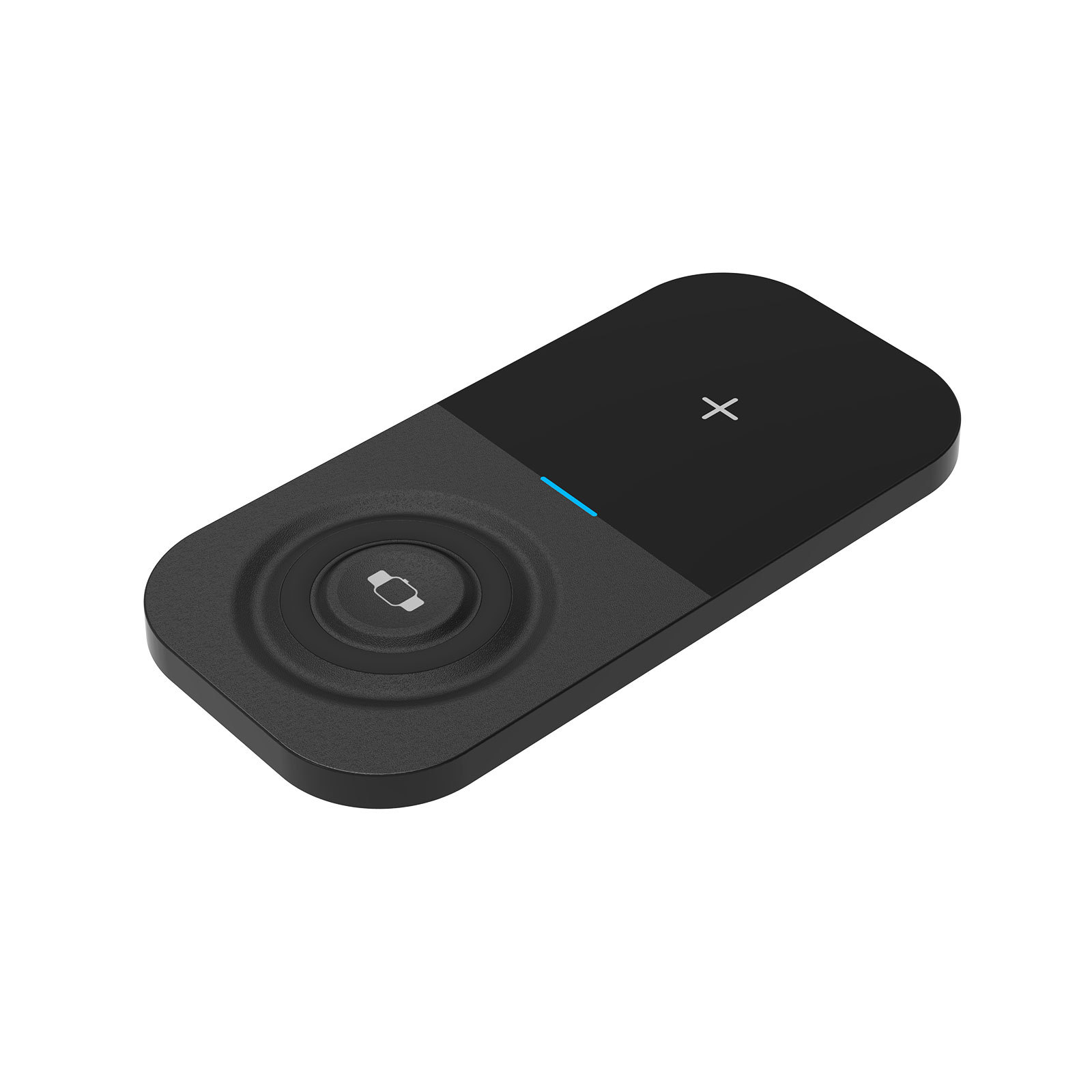 Wireless charger compatible with iWatch 7 SE 6 5 4 3 2 two-in-one 15W fast wireless charger fast charging portable