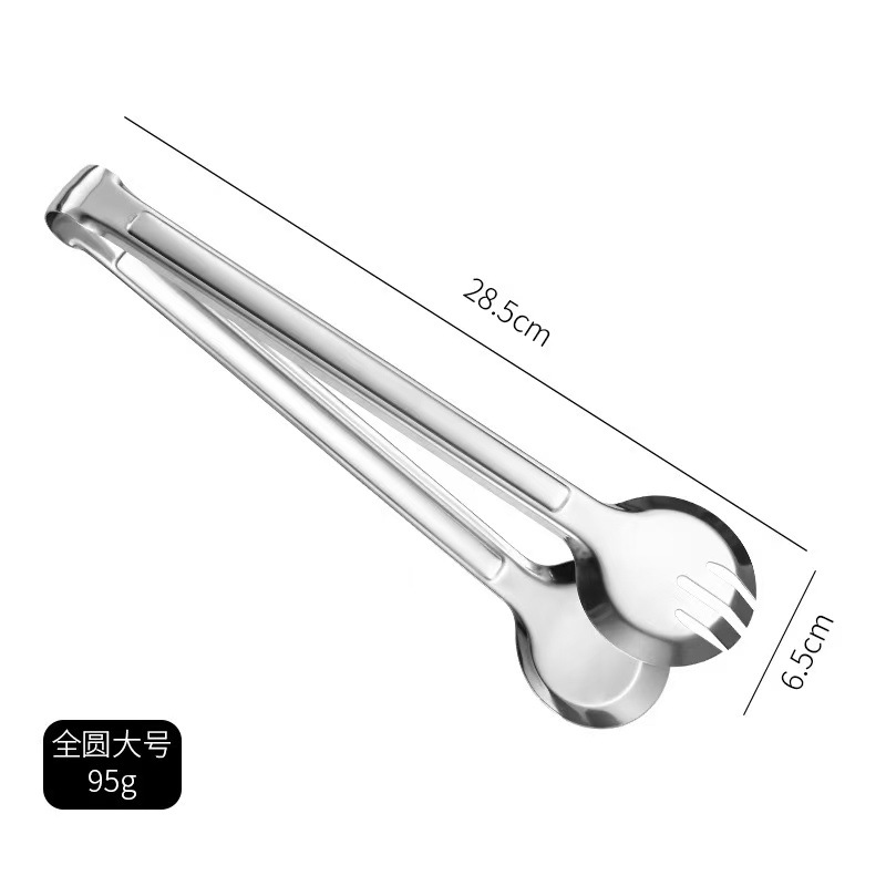 304 stainless steel half-round clip, restaurant towel clip, full-round food clip, kitchen steak barbecue food clip tool