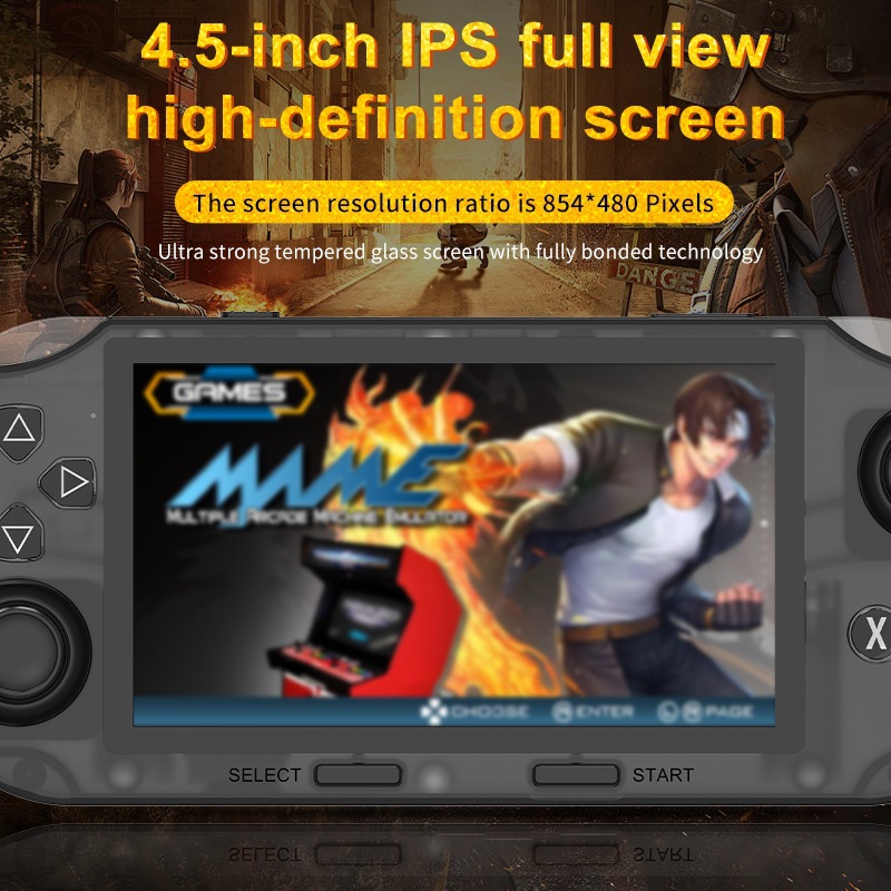 SF3000HD open source handheld 4.5-inch HD wireless PSP GBA arcade TV game console