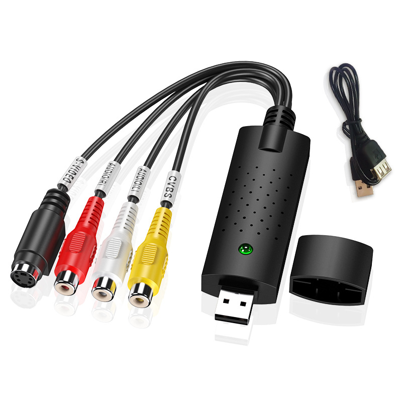 Single USB Capture Card AV Signal Image Video Capture Device EZCAP Surveillance Camera Recording HD