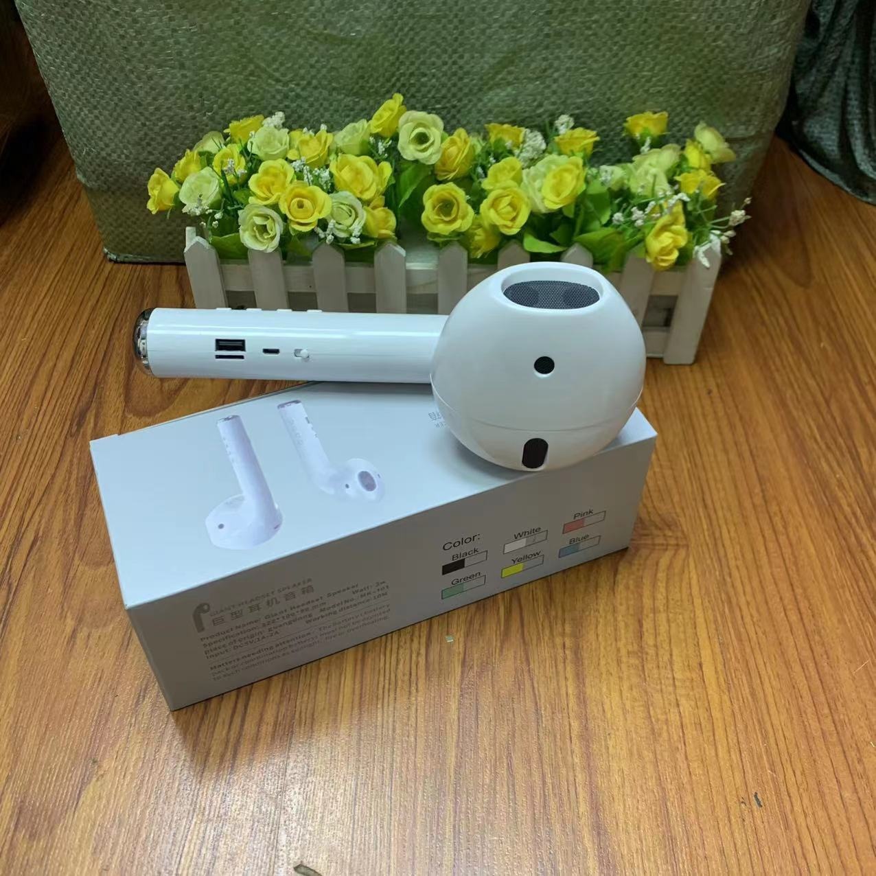 % Super Giant Headphone Speaker Large Second Generation TWS Macaron Headphone Bluetooth Speaker