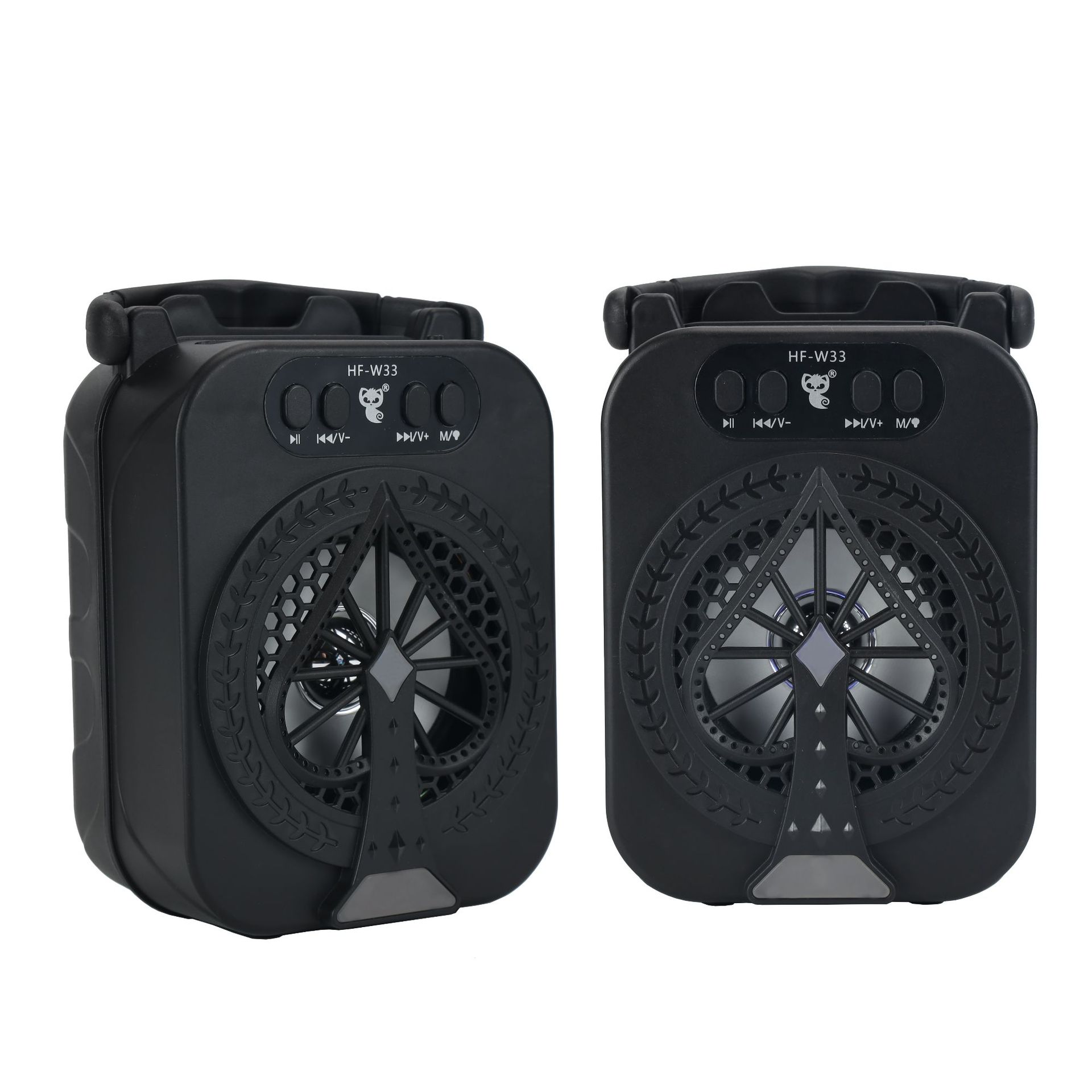 Single 3-inch wireless Bluetooth voice broadcast speaker portable outdoor subwoofer home camping karaoke