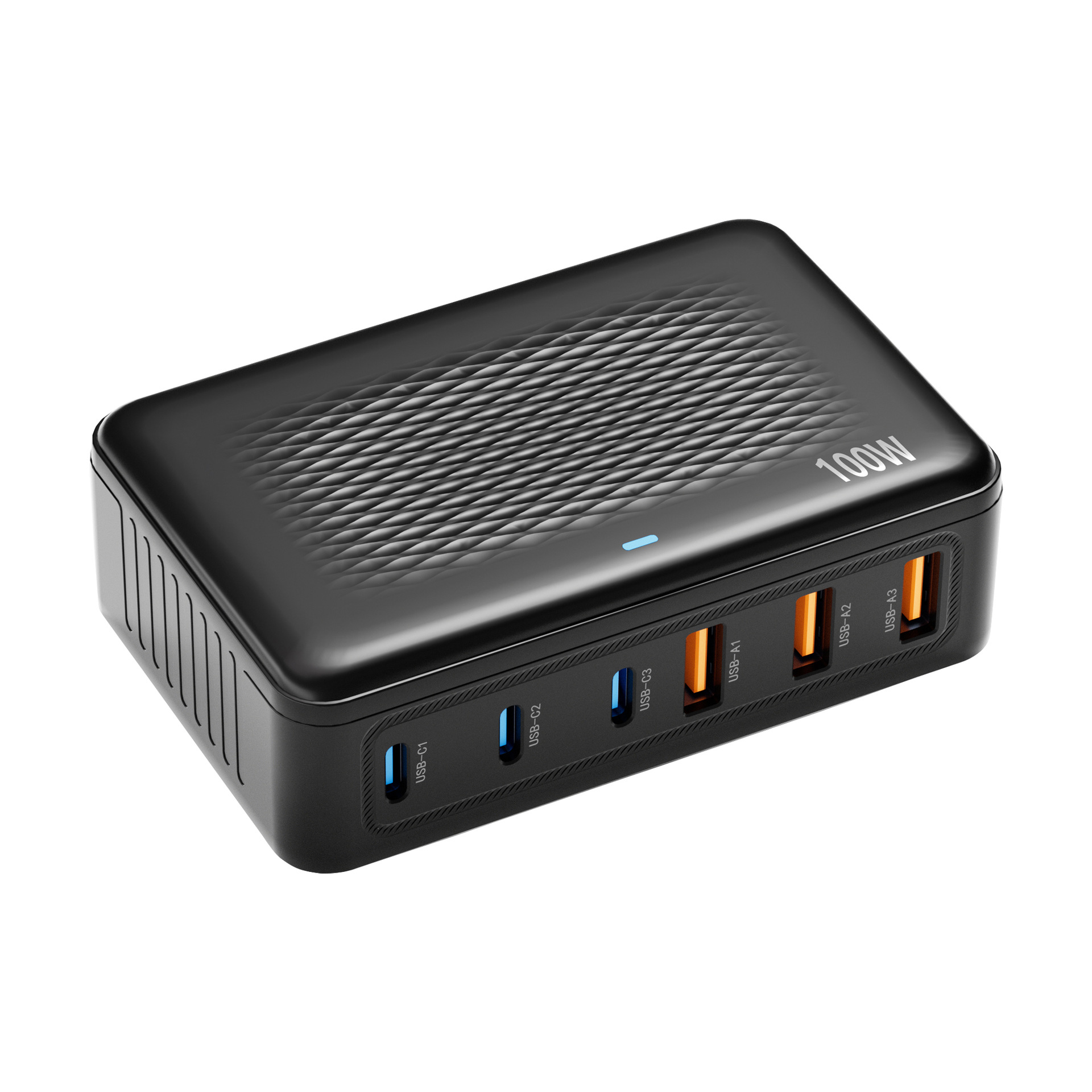 New 100W EU standard 3C3A desktop charger for Apple 15 phone tablet multi-port Samsung charger