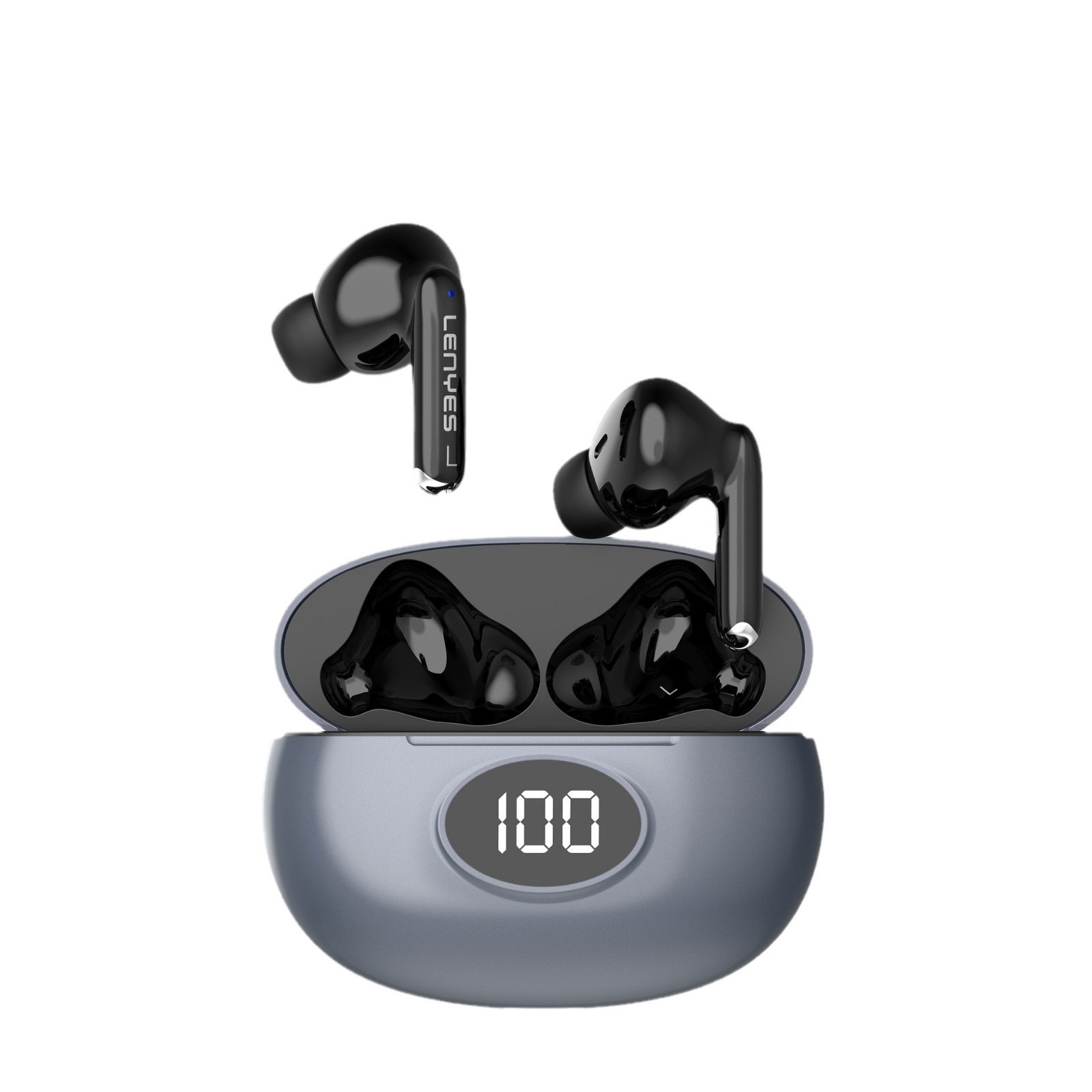 Cold Lion Private Mold TWS Wireless Digital Display Bluetooth Headphones Long Battery Life Heavy Bass Noise Reduction In-Ear