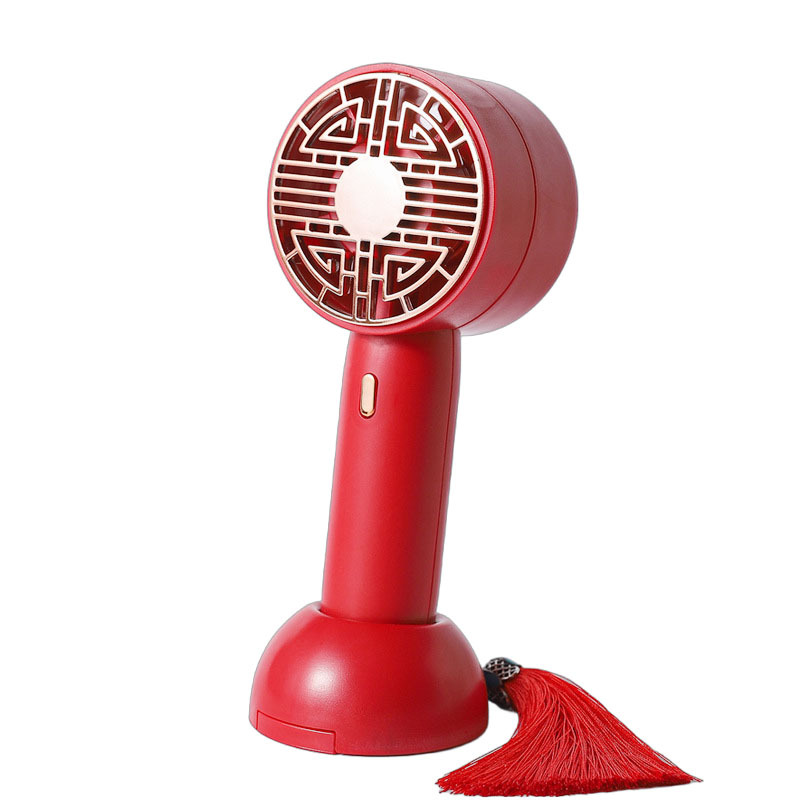 New Country USB Small Fan Compact Portable Air Conditioning Folding Handheld Charging Mini Desktop Companion Gift