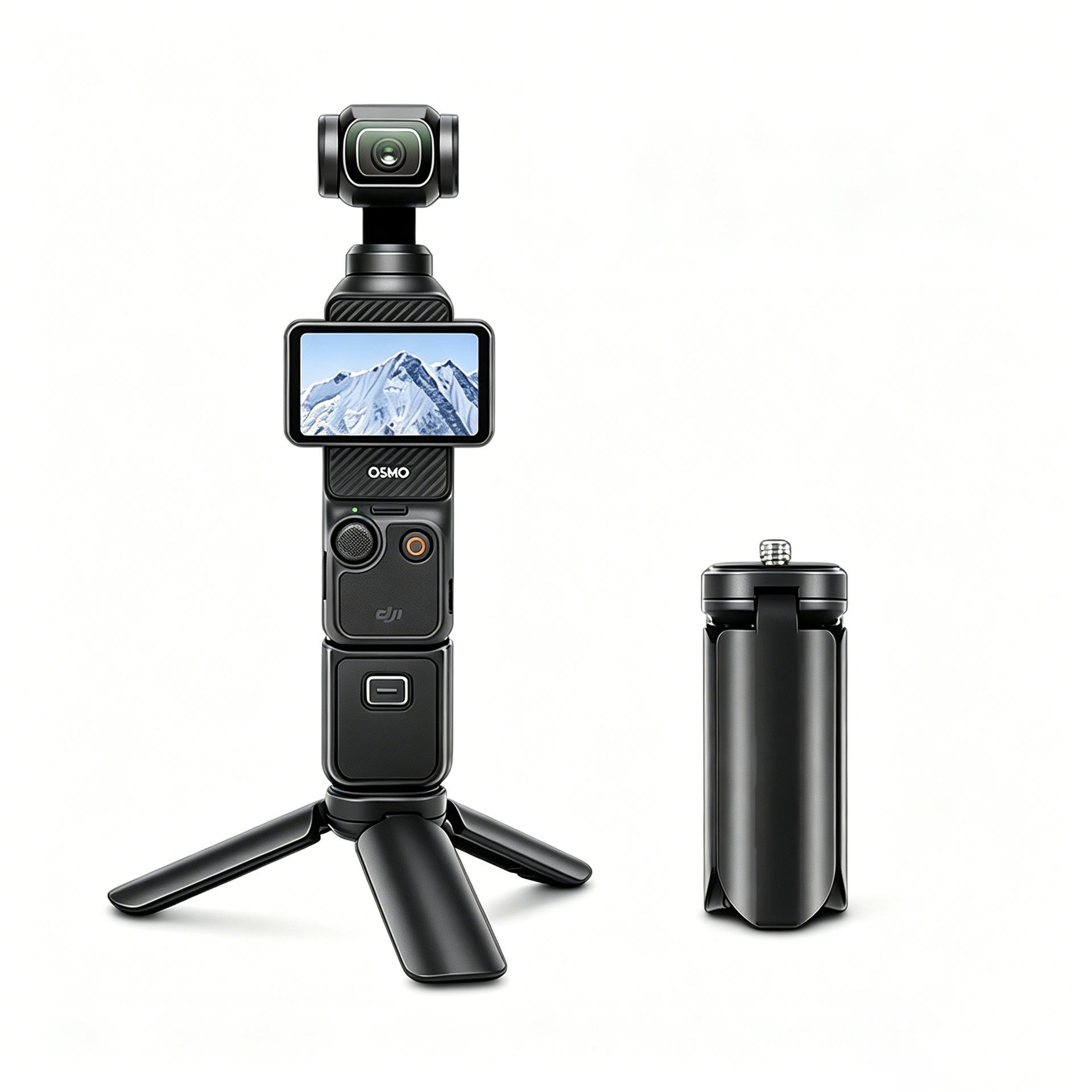 For DJI Pocket4/3 Mini Tripod Gimbal Camera Handheld Extension Triangular Desktop Stand