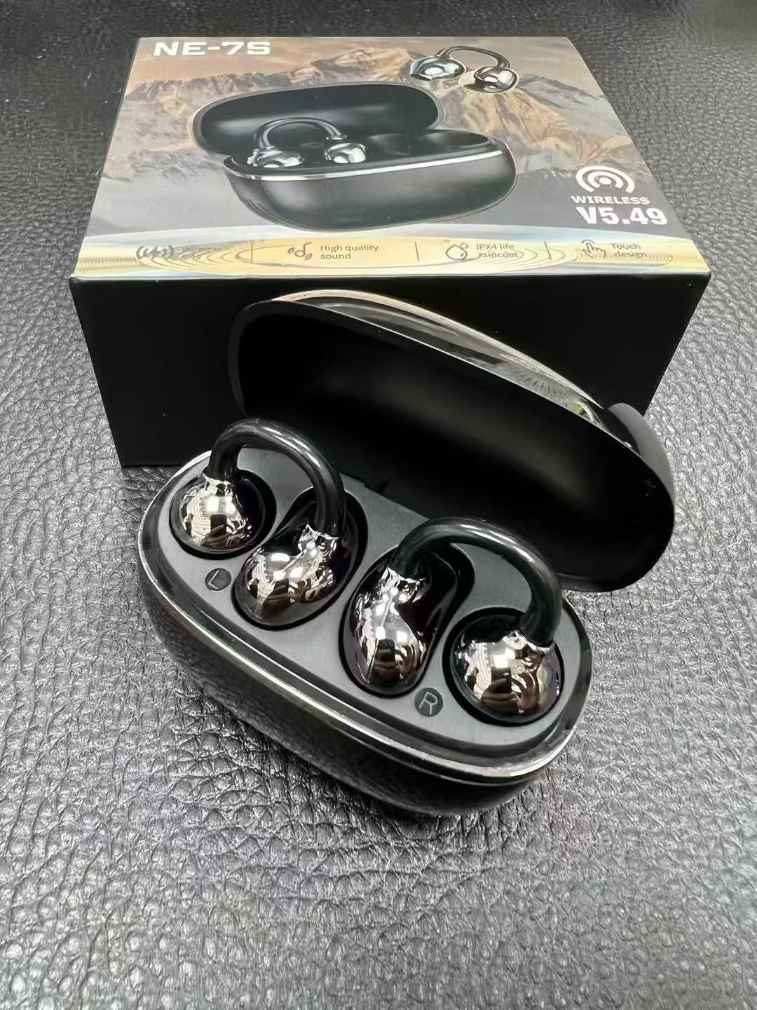 NE-7S Huaqiang North sports non-in-ear true wireless Bluetooth earphone new clip-on