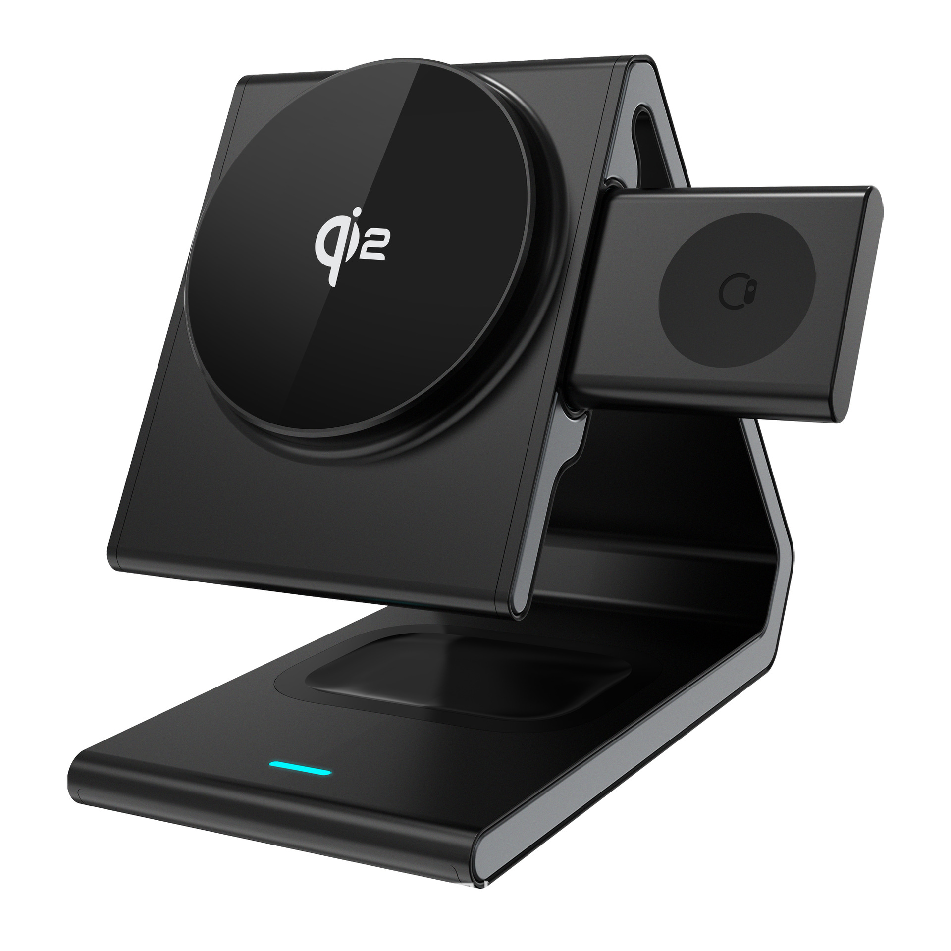 QI2 three-in-one wireless charger phone stand multi-function desktop new 15W magnetic wireless charger