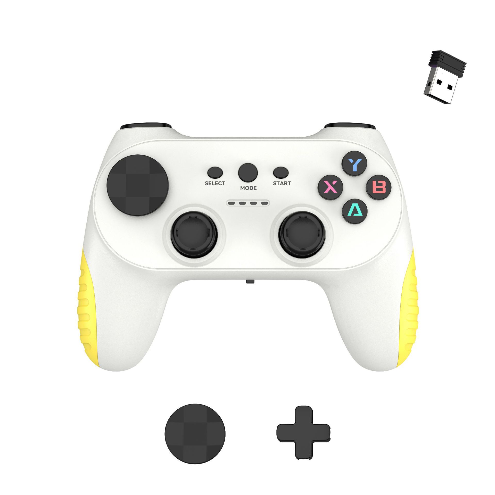 Black Myth USB Computer Game Controller Supports Android/P3/PC360 2.4G Wireless Game Controller