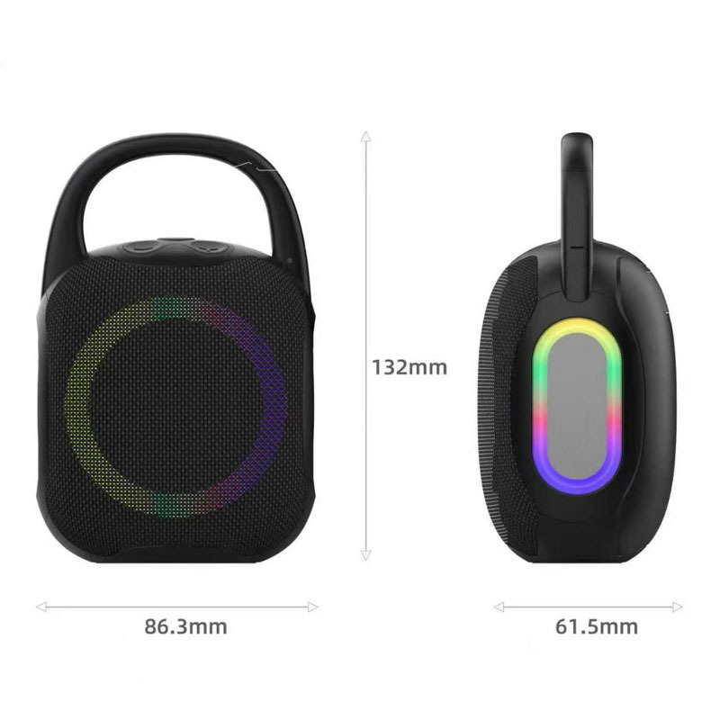 New Outdoor Bluetooth Speaker Portable Mini RGB Card Bluetooth Speaker Heavy Bass Small Speaker