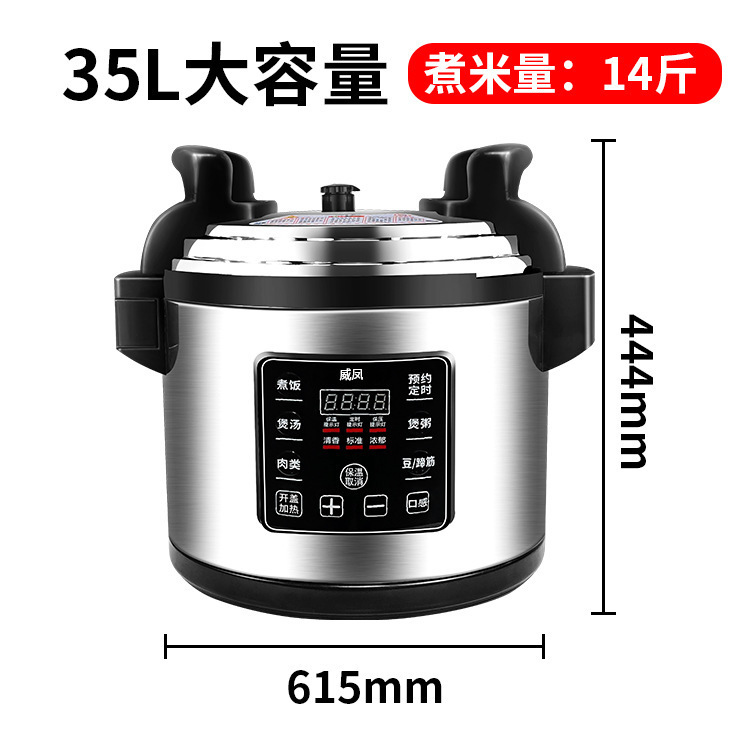 Weifeng 8-75L Commercial Electric Pressure Cooker Rice Cooker Multi-Function Smart Reservation
