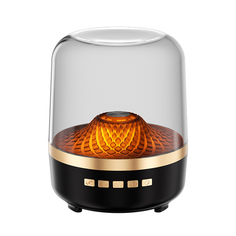 New Harman琉璃 speaker wireless plug-in card Bluetooth speaker subwoofer Huaqiangbei desktop glass speaker