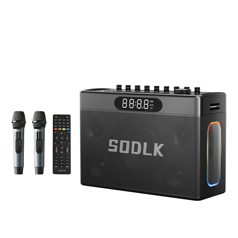 New S1127PLUS Digital Sound Card Bluetooth Speaker Outdoor High Power Square Dance Audio Portable Speaker