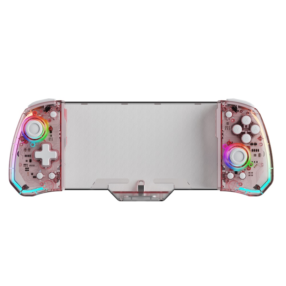 LinYuvo Lianyou switch plug-in game handle colorful RGB light back button metal joystick left and right handle