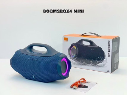 BOMBOX 4 Mini Handheld Outdoor Portable RGB Light High Power Subwoofer Card Slot Bluetooth Speaker