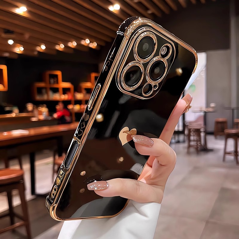 Apple 17pro phone case iphone16promax new lens full coverage 15 electroplating applicable