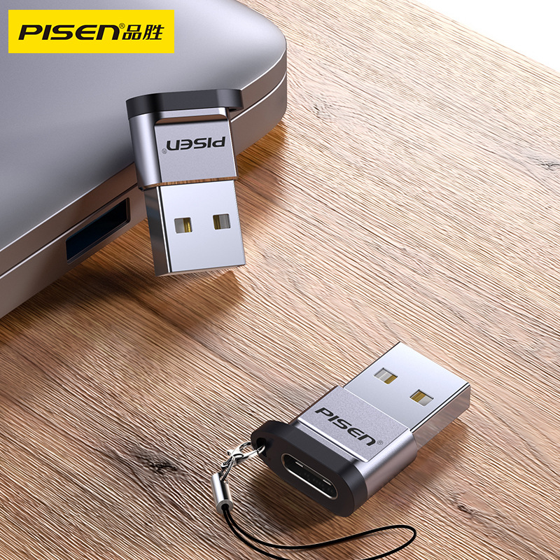 Pisen usb to type-c adapter PD data cable power bank for Apple Android car computer